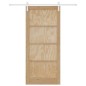 Porta scorrevole vidaXL con Set di Ferramenta 93x211 cm Legno Massello Pino Porta scorrevole vidaXL con Set di Ferramenta 93x211 cm Legno Massello Pino