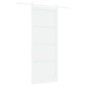 Porta Scorrevole vidaXL con Set di Accessori Bianca 93x232 cm Legno Massello Pino Porta Scorrevole vidaXL con Set di Accessori Bianca 93x232 cm Legno Massello Pino