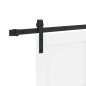 Porta Scorrevole vidaXL con Set di Accessori Bianca 93x232 cm Legno Massello Pino Porta Scorrevole vidaXL con Set di Accessori Bianca 93x232 cm Legno Massello Pino