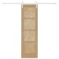 vidaXL Porta Scorrevole con Set di Accessori 61x198.5 cm Legno Massello Pino