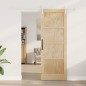 Porta Scorrevole vidaXL con Set Hardware 78x211 cm Legno Massello di Pino