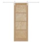 Porta Scorrevole vidaXL con Set Hardware 78x211 cm Legno Massello di Pino