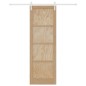 Porta Scorrevole vidaXL con Set di Fissaggi 78x232 cm in Legno Massello di Pino