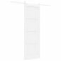 Porta Scorrevole vidaXL con Set di Ferramenta Bianca 78x232 cm Legno Massello di Pino Porta Scorrevole vidaXL con Set di Ferramenta Bianca 78x232 cm Legno Massello di Pino