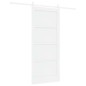 vidaXL Porta Scorrevole Set di 2 Bianco MDF 86 x 198.5 cm vidaXL Porta Scorrevole Set di 2 Bianco MDF 86 x 198.5 cm