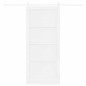 vidaXL Porta Scorrevole Set di 2 Bianco MDF 86 x 198.5 cm vidaXL Porta Scorrevole Set di 2 Bianco MDF 86 x 198.5 cm