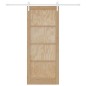porta scorrevole vidaXL con set di ferramenta 86x211 cm legno massello pino porta scorrevole vidaXL con set di ferramenta 86x211 cm legno massello pino