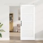 Porta scorrevole vidaXL con set di hardware bianco 86x211 cm in legno massello di pino Porta scorrevole vidaXL con set di hardware bianco 86x211 cm in legno massello di pino