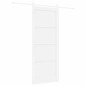 Porta scorrevole vidaXL con set di hardware bianco 86x211 cm in legno massello di pino Porta scorrevole vidaXL con set di hardware bianco 86x211 cm in legno massello di pino