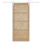 vidaXL Porta Scorrevole con Set di Accessori 93x211 cm Legno Massello Pino vidaXL Porta Scorrevole con Set di Accessori 93x211 cm Legno Massello Pino