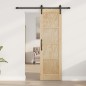 Porta Scorrevole vidaXL con Set di Ferramenta 61x198.5 cm Legno Massello di Pino Porta Scorrevole vidaXL con Set di Ferramenta 61x198.5 cm Legno Massello di Pino