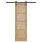 Porta Scorrevole vidaXL con Set di Ferramenta 61x198.5 cm Legno Massello di Pino Porta Scorrevole vidaXL con Set di Ferramenta 61x198.5 cm Legno Massello di Pino
