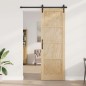 Porta Scorrevole vidaXL con set di ferramenta 78x232 cm Legno Massello di Pino Porta Scorrevole vidaXL con set di ferramenta 78x232 cm Legno Massello di Pino