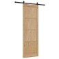 Porta Scorrevole vidaXL con set di ferramenta 78x232 cm Legno Massello di Pino Porta Scorrevole vidaXL con set di ferramenta 78x232 cm Legno Massello di Pino