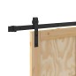 vidaXL Porta Scorrevole con Set di Ferramenta 83x202 cm Legno Massello di Pino vidaXL Porta Scorrevole con Set di Ferramenta 83x202 cm Legno Massello di Pino