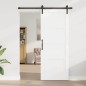 vidaXL Porta Scorrevole con Set di Accessori Bianca 83x211 cm in Legno Massello di Pino vidaXL Porta Scorrevole con Set di Accessori Bianca 83x211 cm in Legno Massello di Pino