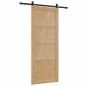 Porta Scorrevole vidaXL con Set di Ferramenta 86x211 cm Legno Massello Pino Porta Scorrevole vidaXL con Set di Ferramenta 86x211 cm Legno Massello Pino
