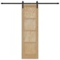 Porta scorrevole vidaXL con set di accessori 61x198,5 cm in legno massello di pino