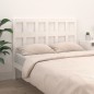 Testiera per Letto Bianca 145,5x4x100 cm Legno Massello di Pino Testiera per Letto Bianca 145,5x4x100 cm Legno Massello di Pino