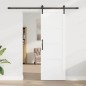 Porta scorrevole vidaXL con set ferramenta bianca 73.5 x 211 cm in legno massello di pino Porta scorrevole vidaXL con set ferramenta bianca 73.5 x 211 cm in legno massello di pino