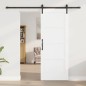Porta Scorrevole vidaXL con Set di Accessori Bianco 78x202 cm Legno Massiccio Pino Porta Scorrevole vidaXL con Set di Accessori Bianco 78x202 cm Legno Massiccio Pino