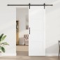 vidaXL Porta Scorrevole con Set di Ferramenta Bianca 78x232 cm Legno Massiccio di Pino vidaXL Porta Scorrevole con Set di Ferramenta Bianca 78x232 cm Legno Massiccio di Pino