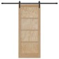 Porta Scorrevole vidaXL con Set di Fissaggi 83x202 cm Legno Massello Pino Porta Scorrevole vidaXL con Set di Fissaggi 83x202 cm Legno Massello Pino