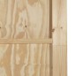 Porta scorrevole vidaXL con set hardware 83x232 cm in legno massello di pino Porta scorrevole vidaXL con set hardware 83x232 cm in legno massello di pino