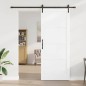 Porta Scorrevole vidaXL con Set di Hardware Bianca 93x232 cm in Legno Massello di Pino Porta Scorrevole vidaXL con Set di Hardware Bianca 93x232 cm in Legno Massello di Pino