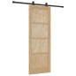 porta scorrevole vidaXL con set di ferramenta 78x211 cm in legno massello di pino porta scorrevole vidaXL con set di ferramenta 78x211 cm in legno massello di pino