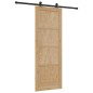 porta scorrevole vidaXL con set di ferramenta 78x211 cm in legno massello di pino porta scorrevole vidaXL con set di ferramenta 78x211 cm in legno massello di pino