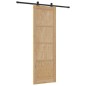 Porta scorrevole vidaXL con accessori 78x232 cm Legno massello Pino