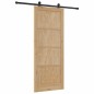 Porta Scorrevole vidaXL con Set di Ferramenta 86x211 cm Legno Massello di Pino Porta Scorrevole vidaXL con Set di Ferramenta 86x211 cm Legno Massello di Pino