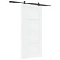 Porta scorrevole vidaXL con set di hardware bianca 93x202 cm legno massiccio pino Porta scorrevole vidaXL con set di hardware bianca 93x202 cm legno massiccio pino
