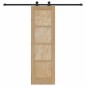 vidaXL Porta Scorrevole con Set Fissaggi 61x198,5 cm Legno Massello di Pino