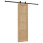 vidaXL Porta Scorrevole con Set Fissaggi 61x198,5 cm Legno Massello di Pino