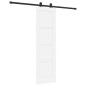 porta scorrevole vidaXL con set di accessori bianchi 61x198,5 cm in legno massello di pino porta scorrevole vidaXL con set di accessori bianchi 61x198,5 cm in legno massello di pino