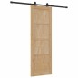 Porta scorrevole vidaXL con set hardware 73.5x211 cm Legno massello di pino Porta scorrevole vidaXL con set hardware 73.5x211 cm Legno massello di pino