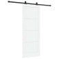 Porta scorrevole vidaXL con set di ferramenta Bianca 83x211 cm Legno massello Pino Porta scorrevole vidaXL con set di ferramenta Bianca 83x211 cm Legno massello Pino
