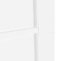 vidaXL Porta Scorrevole con Set di Ferramenta Bianca 83x232 cm in Legno Massello di Pino vidaXL Porta Scorrevole con Set di Ferramenta Bianca 83x232 cm in Legno Massello di Pino