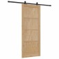 Porta scorrevole vidaXL con set hardware 86x211 cm in legno massello pino