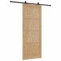 Porta scorrevole vidaXL con set hardware 93x232 cm legno massello pino