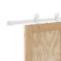 Porta scorrevole vidaXL con set di accessori 'ORKDAL'in legno massello di pino