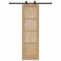 Porta Scorrevole vidaXL con Set di Ferramenta 'ORKDAL'in Legno Massello di Pino Porta Scorrevole vidaXL con Set di Ferramenta 'ORKDAL'in Legno Massello di Pino