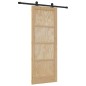 Porta Scorrevole vidaXL con Set di Ferramenta "ORKDAL" Legno Massello di Pino Porta Scorrevole vidaXL con Set di Ferramenta "ORKDAL" Legno Massello di Pino