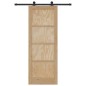 porta scorrevole vidaXL con set di accessori 'ORKDAL'in legno massello di pino porta scorrevole vidaXL con set di accessori 'ORKDAL'in legno massello di pino
