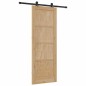 porta scorrevole vidaXL con set di accessori 'ORKDAL'in legno massello di pino porta scorrevole vidaXL con set di accessori 'ORKDAL'in legno massello di pino