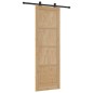 Porta Scorrevole vidaXL con Set di Hardware 'ORKDAL'in Legno Massello di Pino Porta Scorrevole vidaXL con Set di Hardware 'ORKDAL'in Legno Massello di Pino