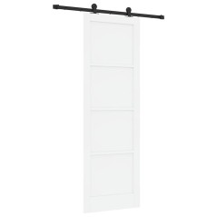 porta scorrevole con set di ferramenta 'ORKDAL'Bianca Legno Massello Pino