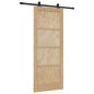 vidaXL Porta Scorrevole con Set di Montaggio 'ORKDAL'in Legno Massello di Pino